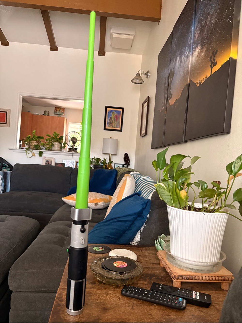 Star Wars Green Yoda Lightsaber Toy